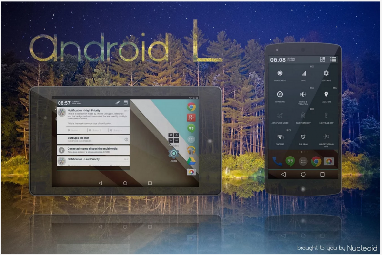 android L theme